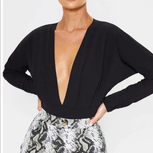 Pretty Little Thing plunging bodysuit